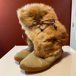 Oscar Sport Women’s‎ Elisa Animal Fur Hiking Snow Boots